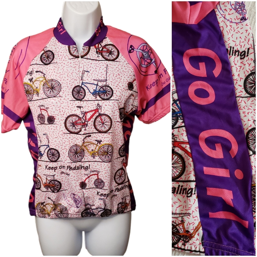 WORLD JERSEYS go girl bike jersey